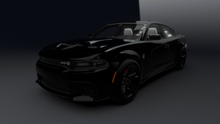 Dodge Charger SRT Hellcat | High Quality 3D Model