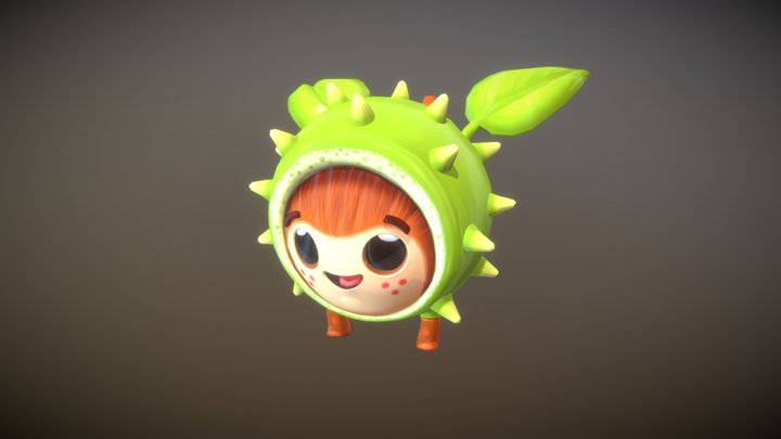 Chestnut - Rigged 3D Character 3D Model