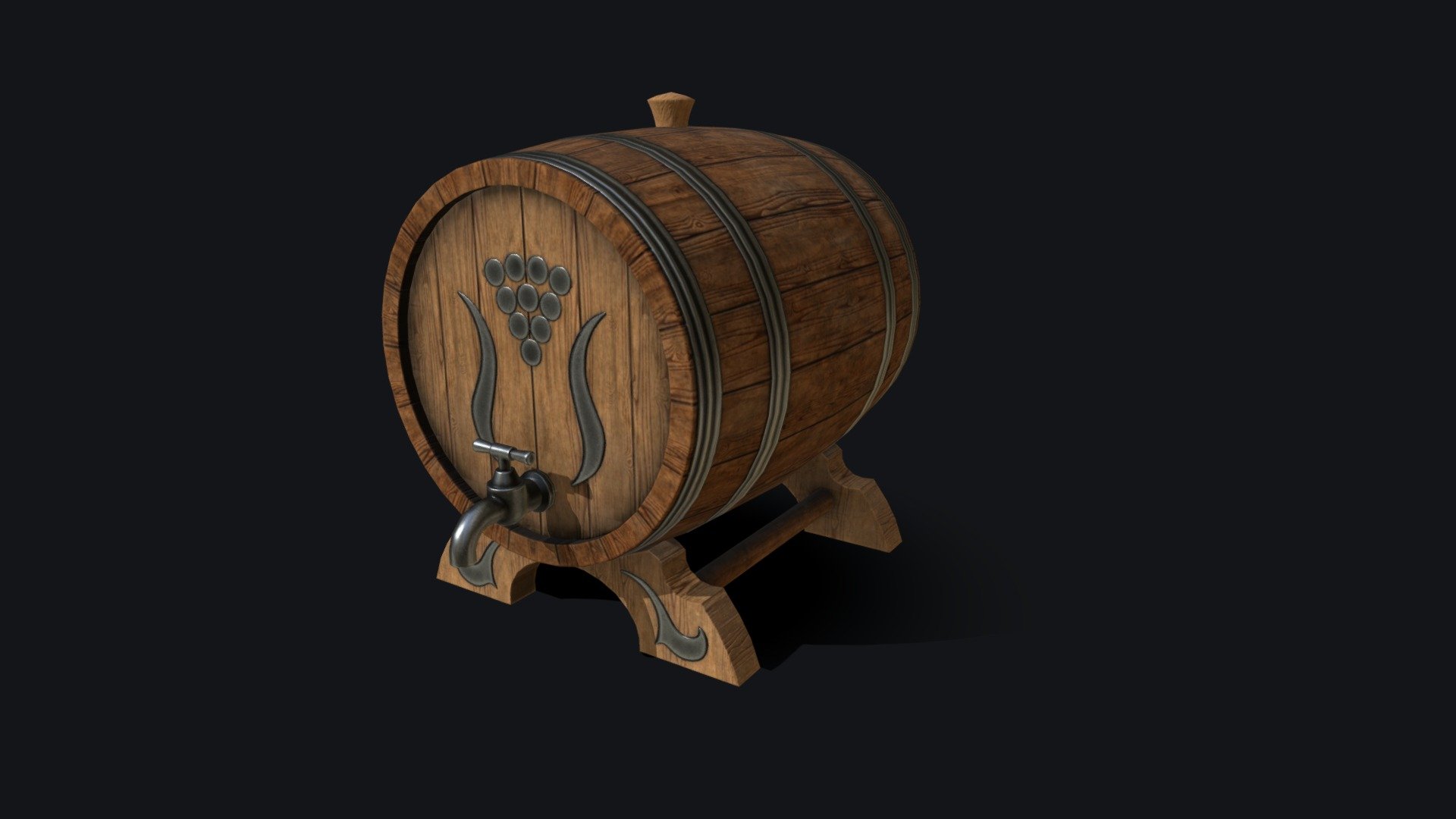 Barrel of wine