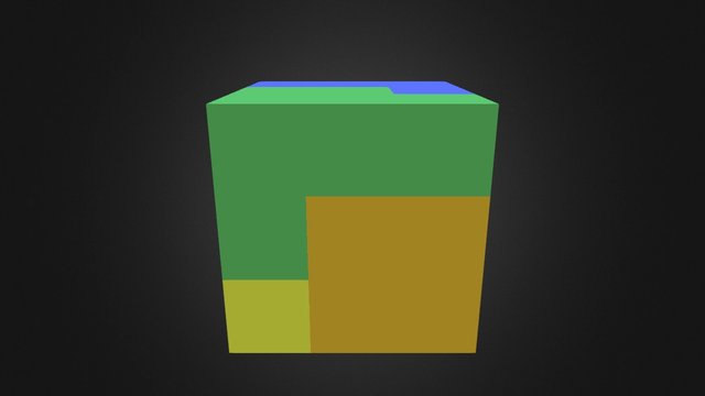 Puzzle Cube Assembly SF 3D Model