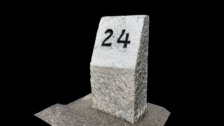 Milestone Innertkirchen - Grimselpass km 24 – Free 3D Model STL