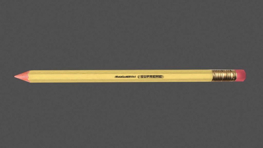 Lowpoly Pencil - Download Free 3D model by Thomas.Osterhammel (@Thost ...