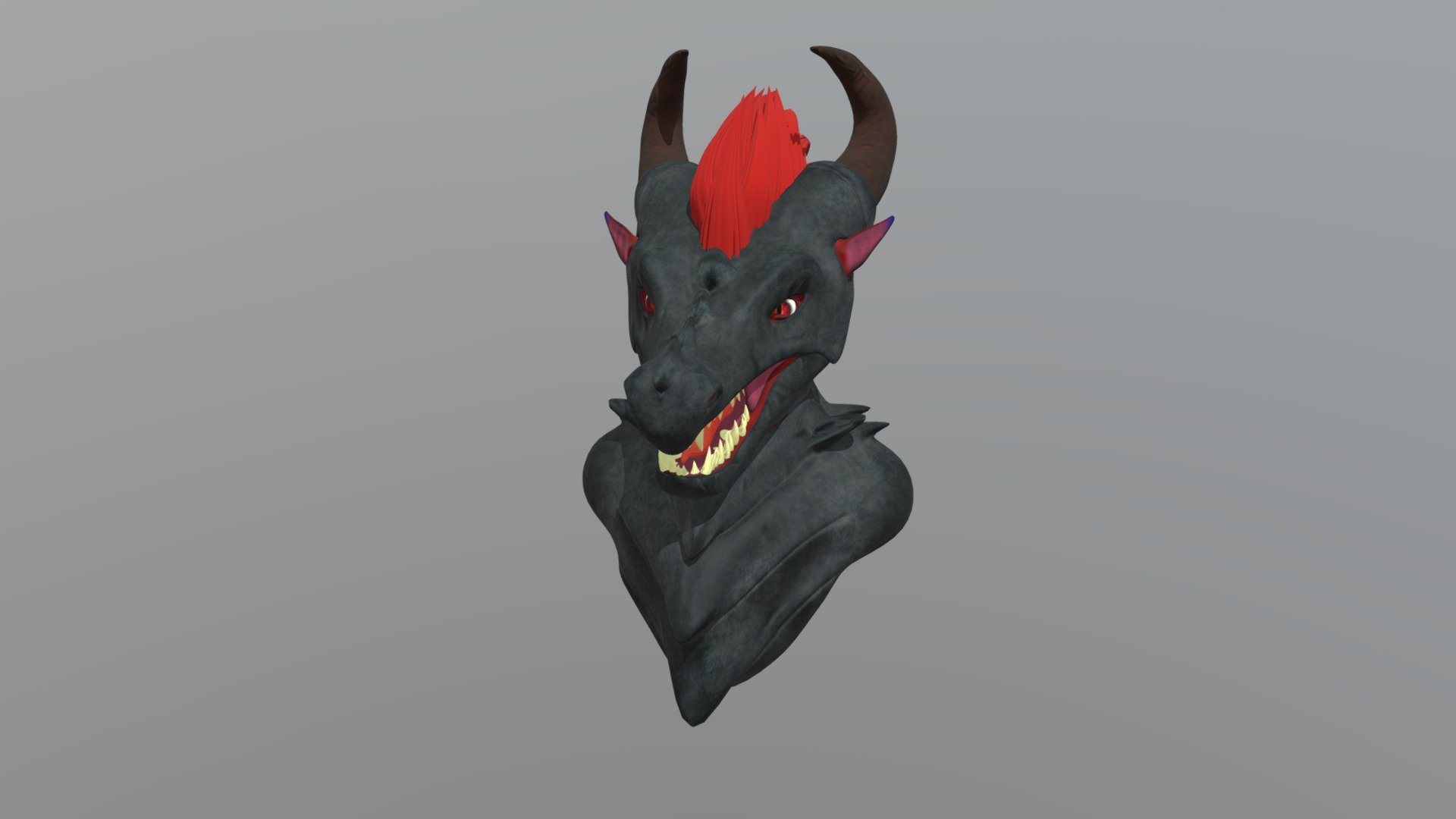 Dragon with Armor - 3D model by Sunglssart [b224ea1] - Sketchfab