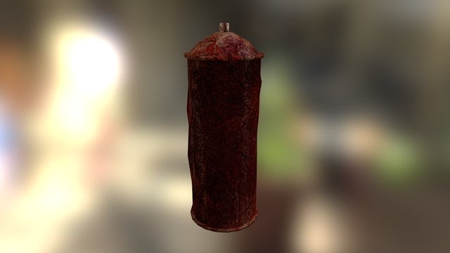 Apocalyptic Spraycan 3D Model