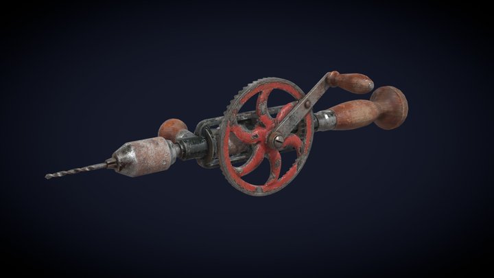 DAE GAP - Millers Falls No.980 Hand Drill 3D Model