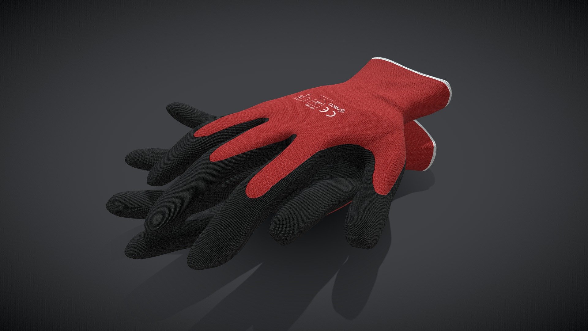 Work / protective / safety gloves - Buy Royalty Free 3D model by ...
