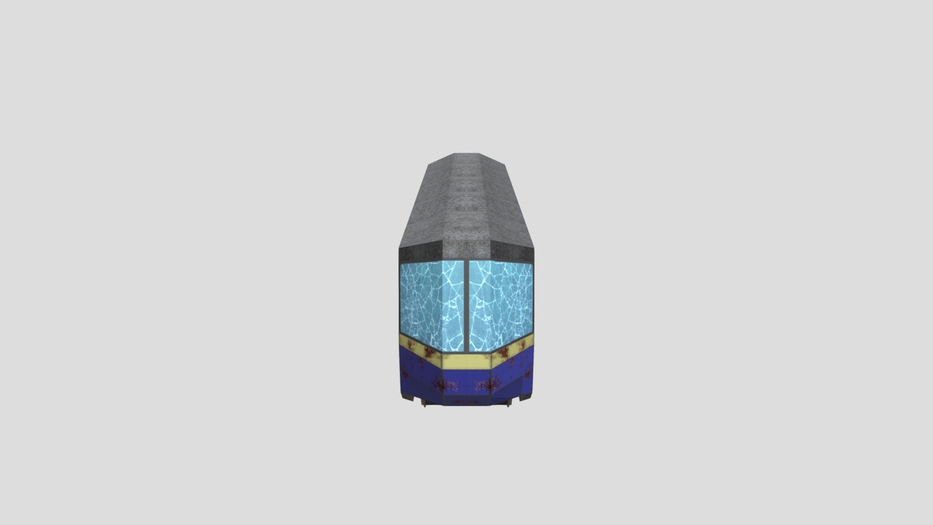 Tram low poly