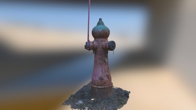 Old Fire Hydrant Photogrammetry HP 3D Model
