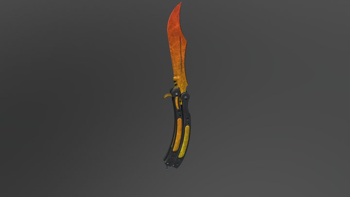 Butterfly Knife | Icy Sungod 3D Model
