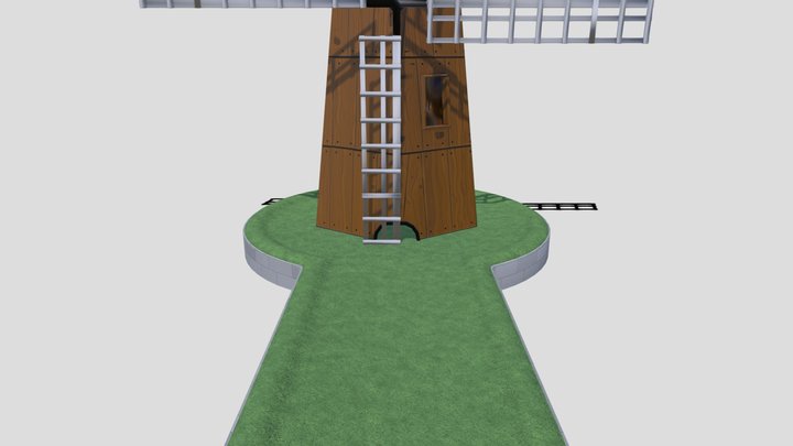 windmill 3D Model