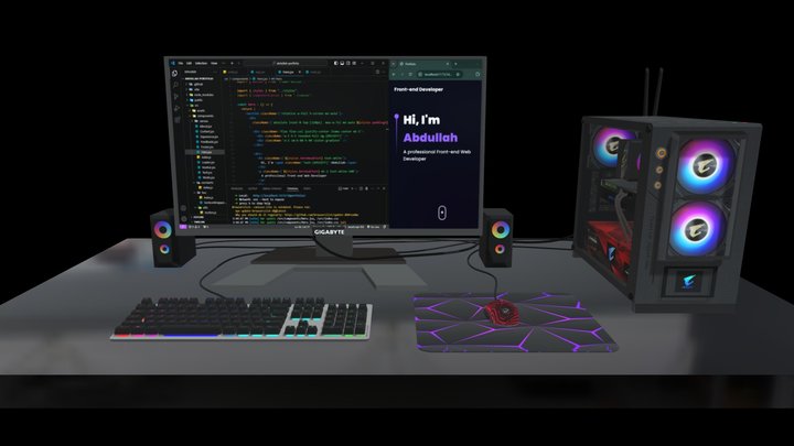 Programmer desktop 3d PC 3D Model