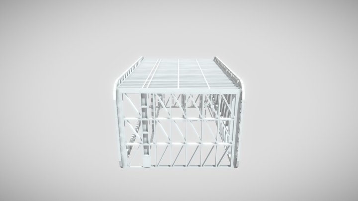 Капсула ЛСТК панорама 3D Model