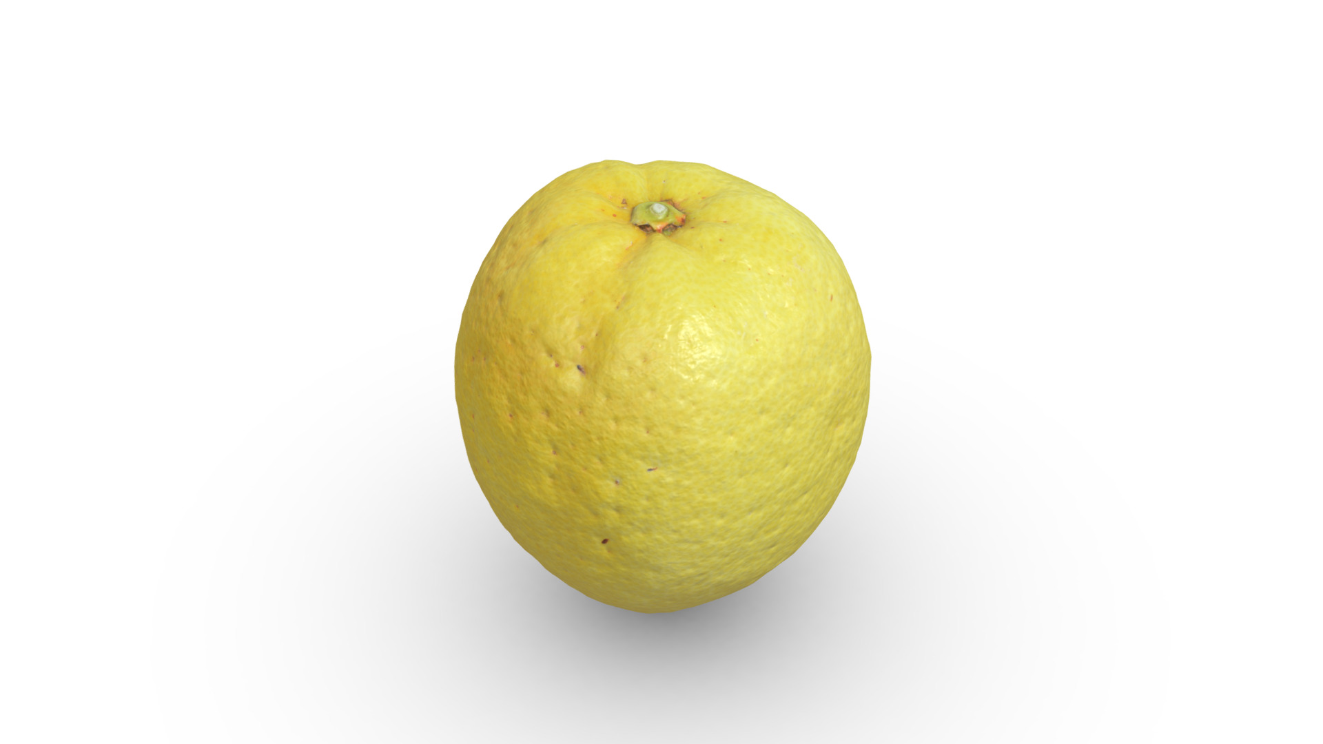 3D model Lemon Scan - This is a 3D model of the Lemon Scan. The 3D model is about a green pear with a white background.