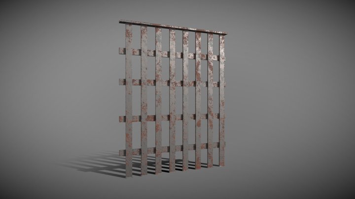 Arkham Detective - 
Cage 2x4 3D Model