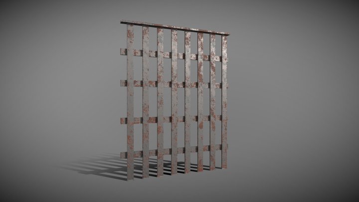 Arkham Detective - 
Cage 2x4 3D Model