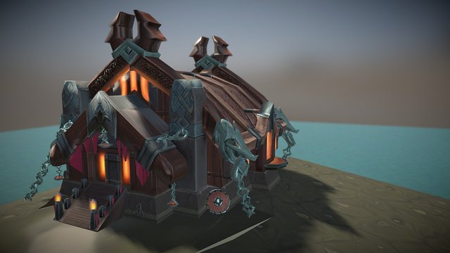 Vrykul house - WoW fan art 3D Model