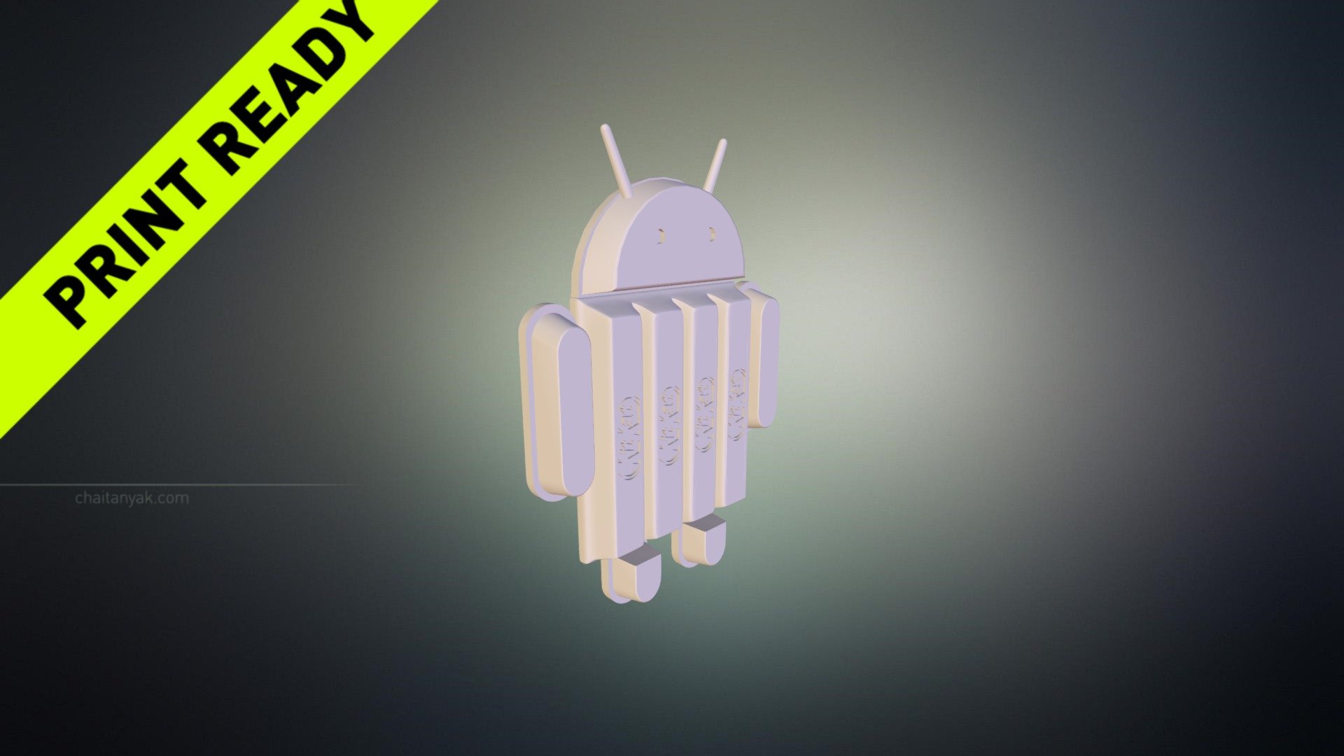 Android Kitkat7d print.blend