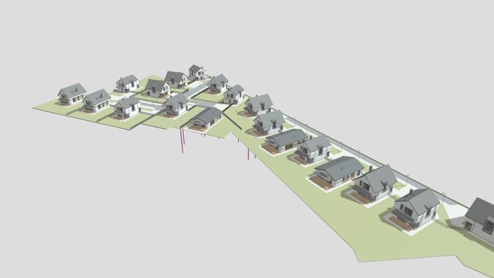 Васильково ИЖД (общ) 3 3D Model