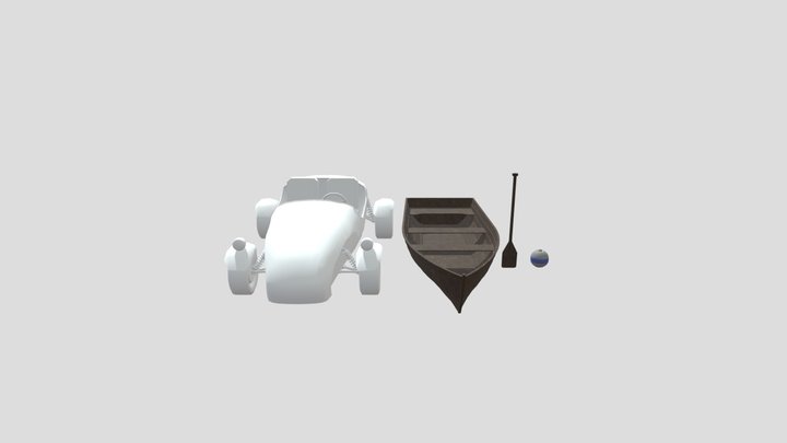 By The Ocean - Unwrap 3 + Model 1 3D Model
