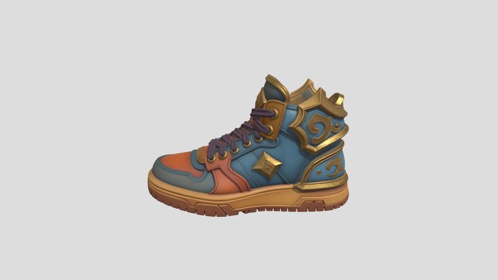 Armored Shoes - Medieval Dragon Asset