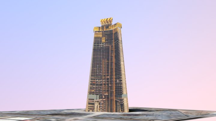 Kingdom Tower / Jeddah Tower V1 3D Model