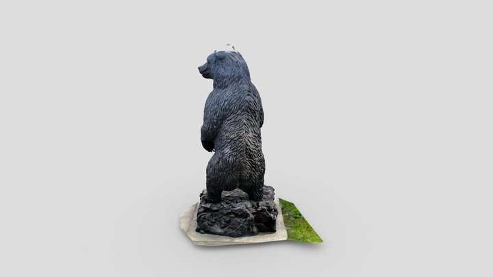 Kodiak Grizzly Bear 3D Model