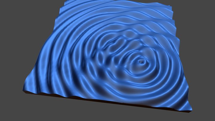3D Printable Generative Art Texture 04 3D Model