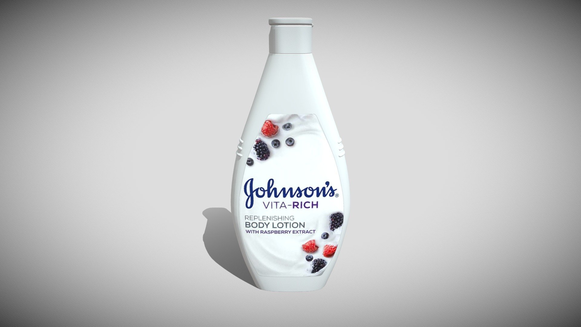 Johnsons Raspberry Extract Body Lotion Buy Royalty Free 3D model by f