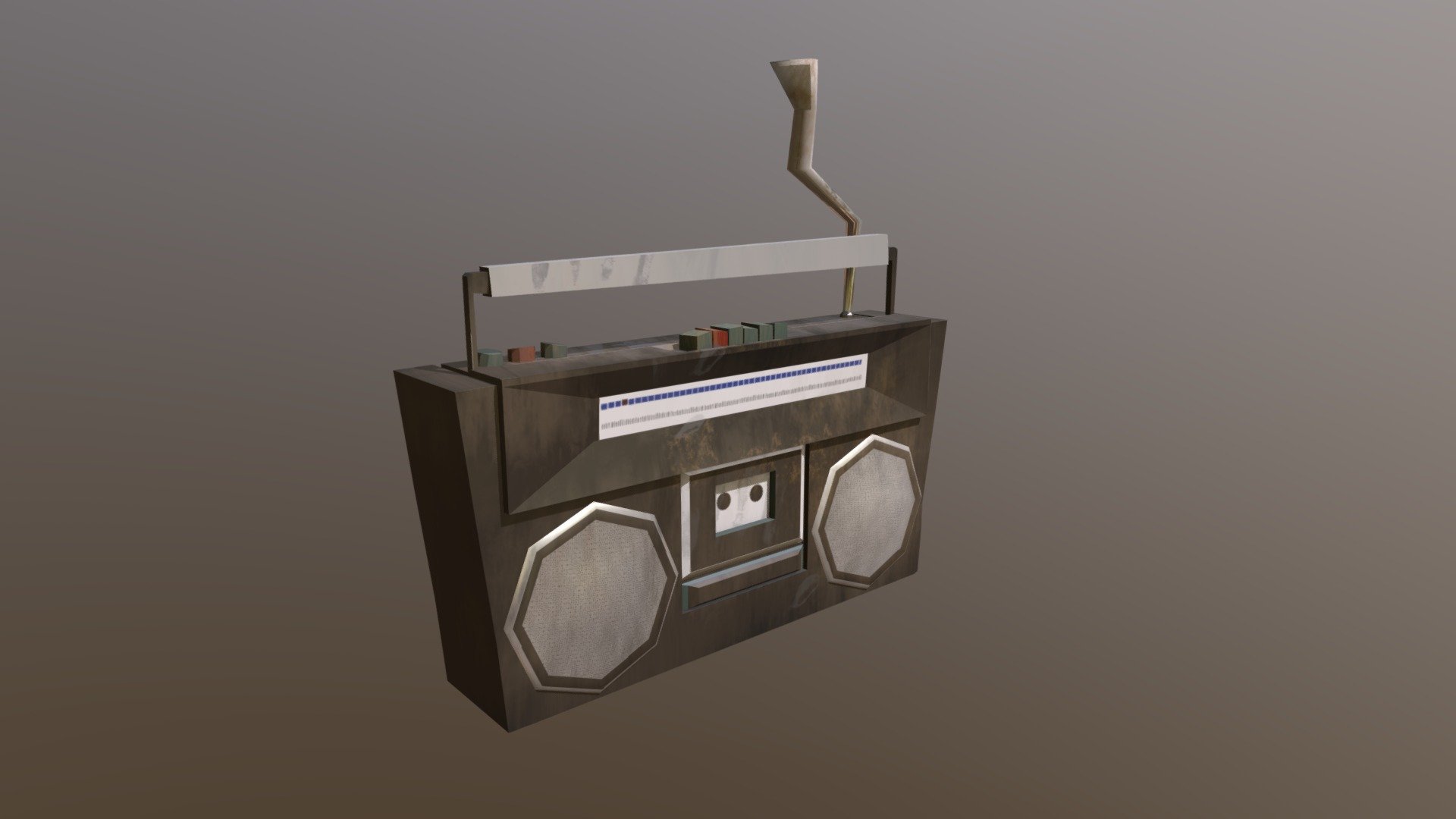 tape recorder - 3D model by Pomagranada [b23044d] - Sketchfab