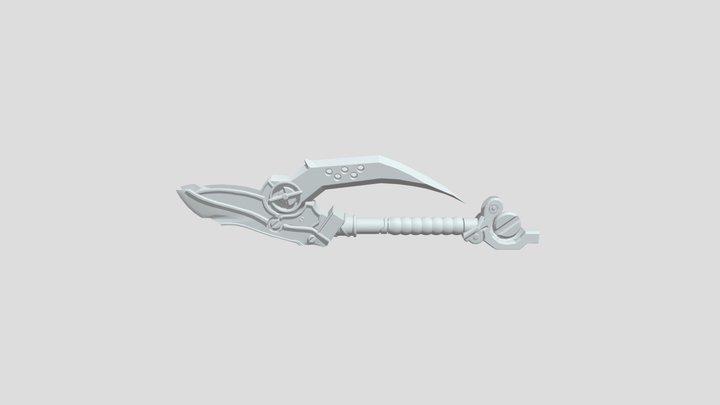 Folding Dagger_Ellis_Parker 3D Model