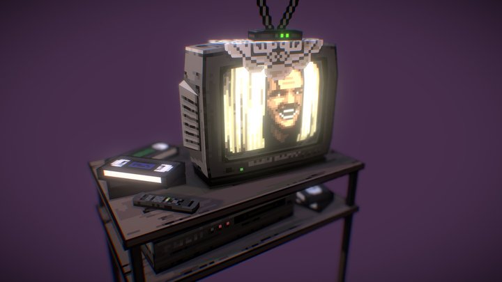 Grandma's TV 3D Model