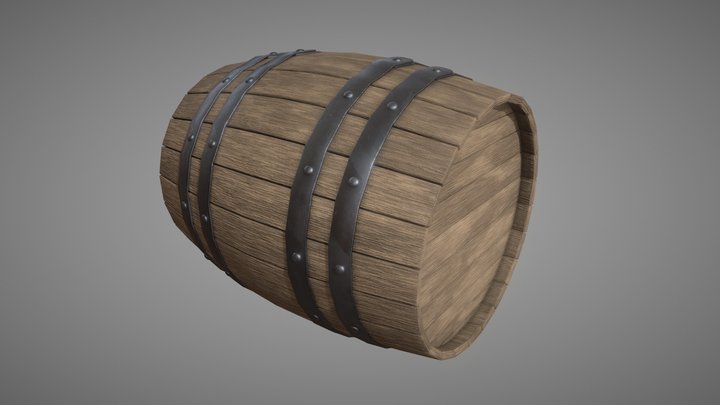 Barrel Prop 3D Model