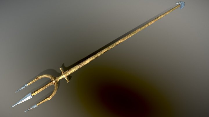 Pirate Trident 3D Model