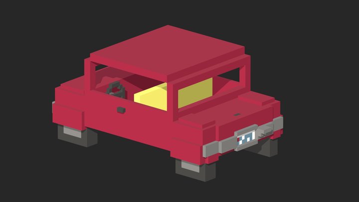 Red Car 3D Model