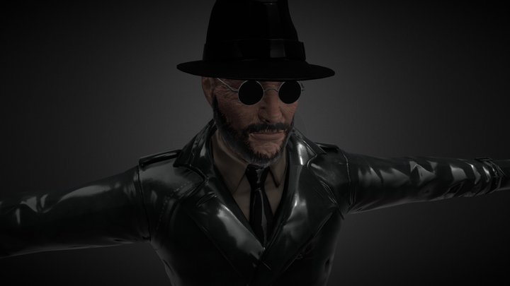 Character (Type Detective) 3D Model
