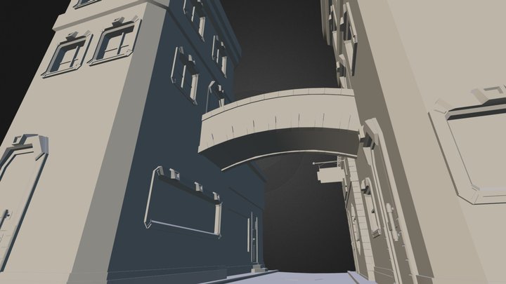 Urbanenvironment OBJ 3D Model