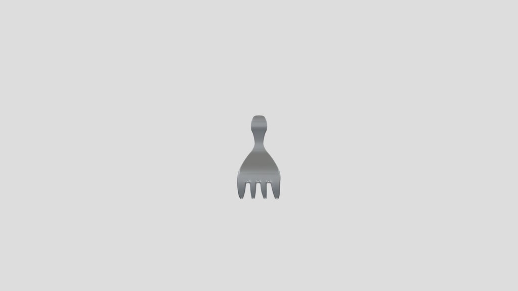 Fork With Brushed Stainless Steel