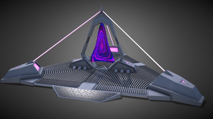 Triangle Portal 3D Model