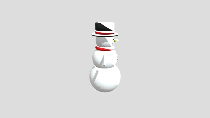 Snowman 3D Model