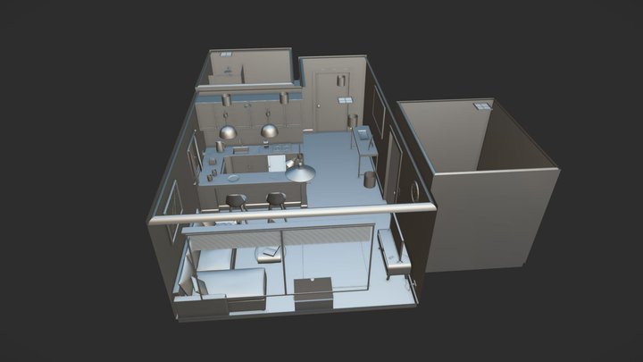 InprogressRoom 3D Model