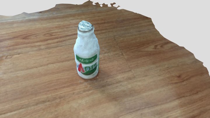 AD Milk bottle 3D Model