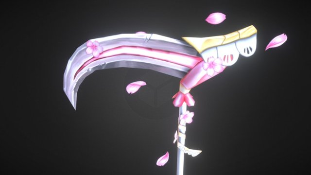 Sakura Sickle 3D Model