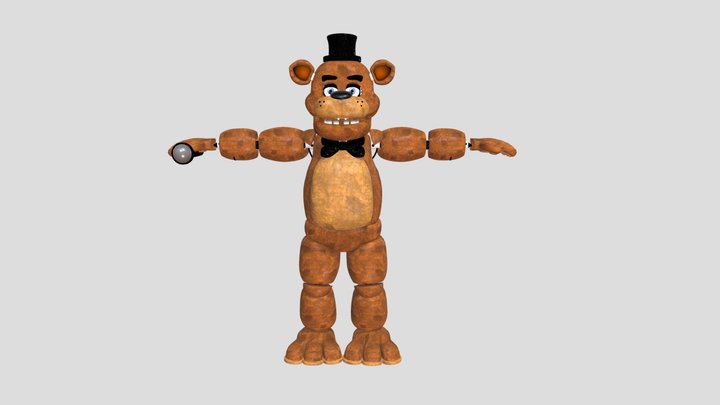 RynFox FNAF 1 Freddy Vlast 3D Model