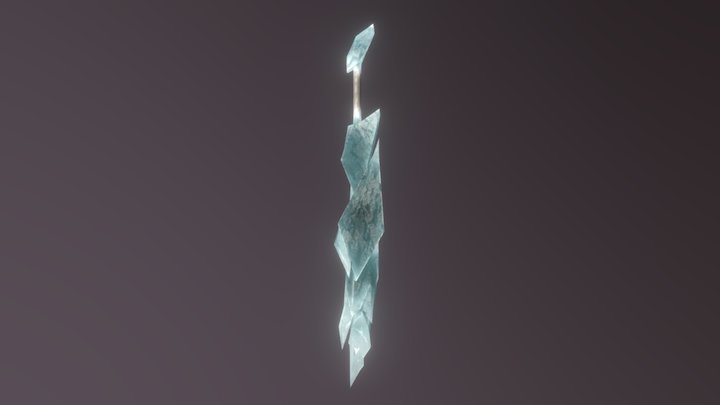 Ice Sword 3D Model