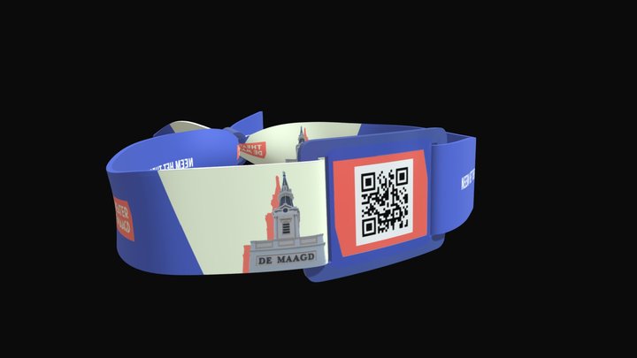 festival strap 3D 3D Model