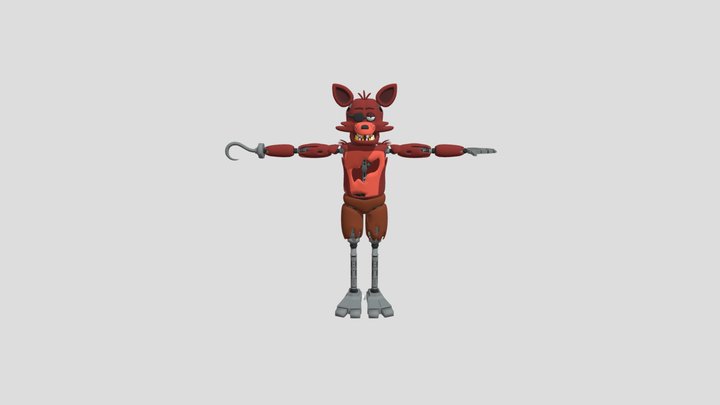 Foxy-the-pirate-fox-five-nights-at-freddys (1) 3D Model