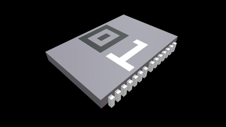 Maze-A-Tron - MCP Chip 3D Model