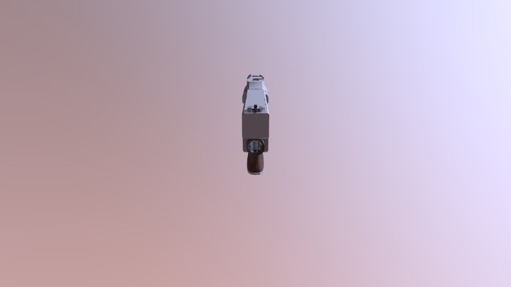 Gigatech Mateba Revolver 3D Model