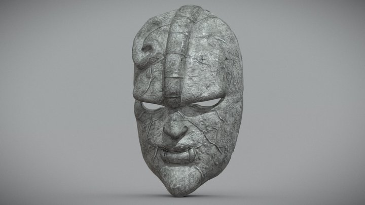 JOJO Ishikamen stone mask 3D Model