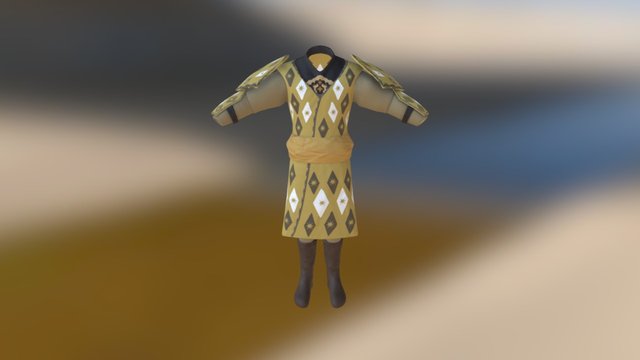 Dornishmen armor WIP 3D Model